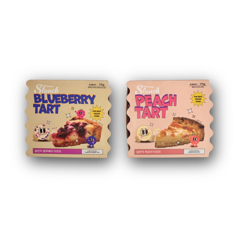 Vegan Fruit Tart(peach, blueberry)